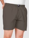 Plain Grizzle Gray And Black Mens Boxer Combo - Pack of Two